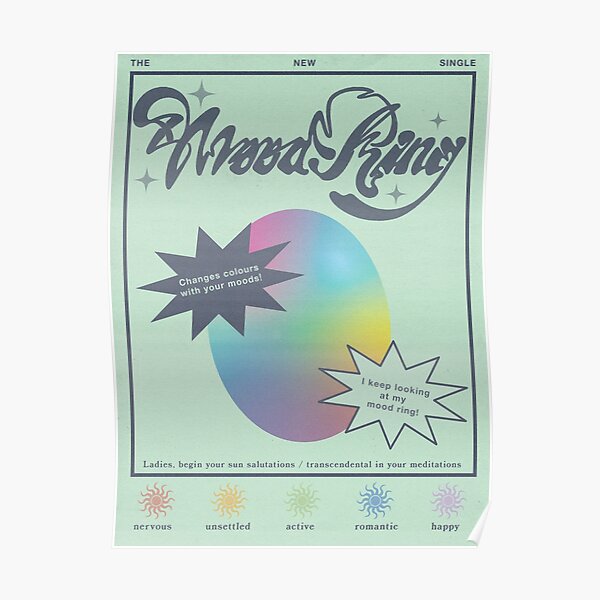 Mood Ring Solar Power Poster