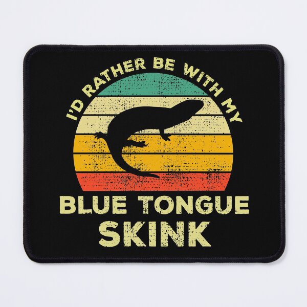 Item preview, I’d Rather Be With My Blue Tongue Skink Vintage Gift For Skink Owners designed and sold by JokeGysen.