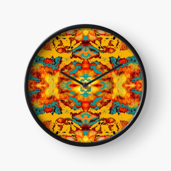 Fur kaleidoscope Clock