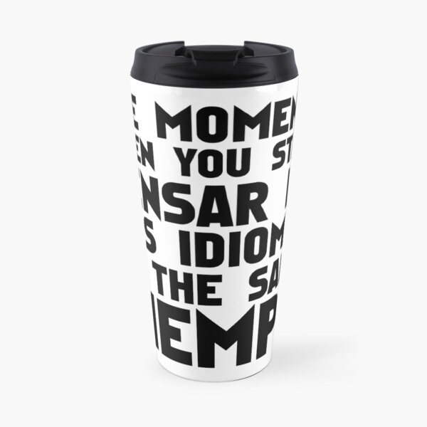 Ese Momento Cuando Comienza Pensar En Dos Idiomas Al Mismo Tiempo Divertido Spanish English Student School Estudiante universitario Taza de viaje