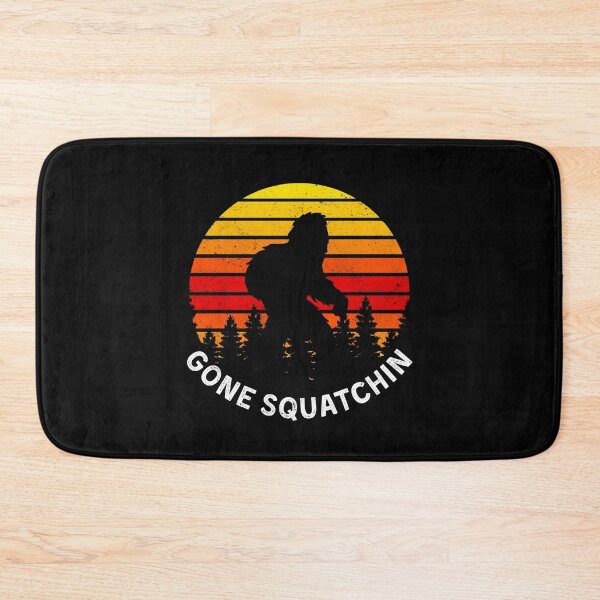 Item preview, Gone Squatchin'! Funny Bigfoot Mountains Retro design T-Shirt designed and sold by DKKShop.