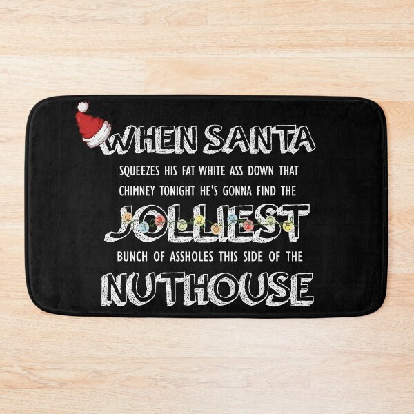 jolliest bunch of christmas vacation Bath Mat