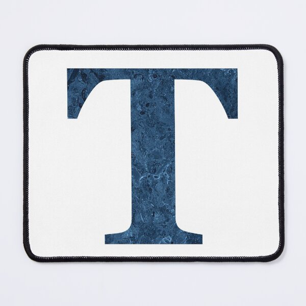 Item preview, lettre T Marble blue designed and sold by ahmedbakkali.