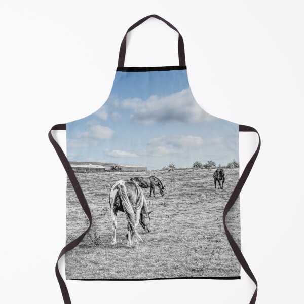 Item preview, Composite of horses in a field in Heywood, Manchester, England. designed and sold by PicsByTony.