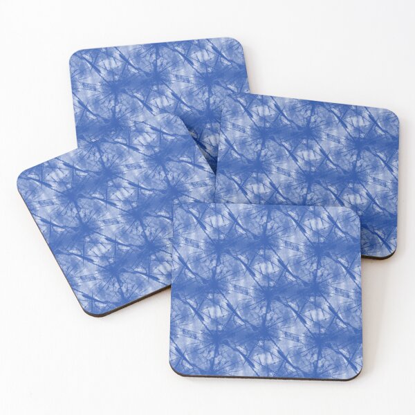 Item preview,  Indigo Tie Dye  Shibori Pattern-Abstract Blue Tie Dye - Watercolor Spider Web designed and sold by BestUncommonTee.