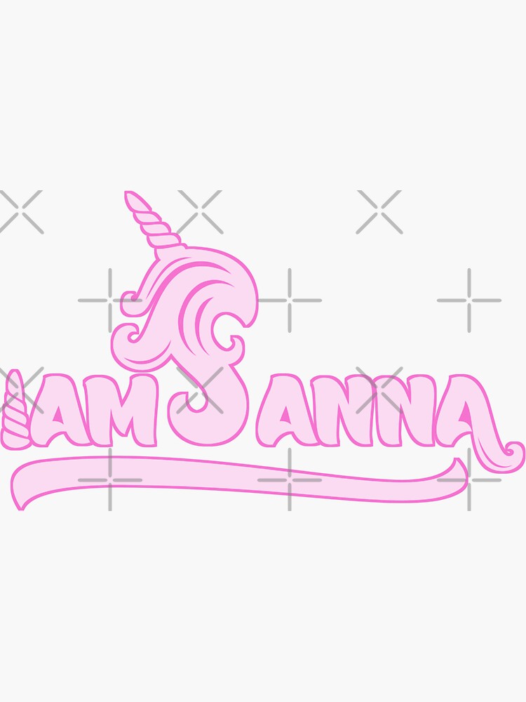 Iamsanna Sticker For Sale By Nikhilmehra0810 Redbubble