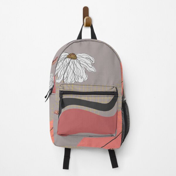 Item preview, Coral and Grey Design and Daisies designed and sold by Winter-18.