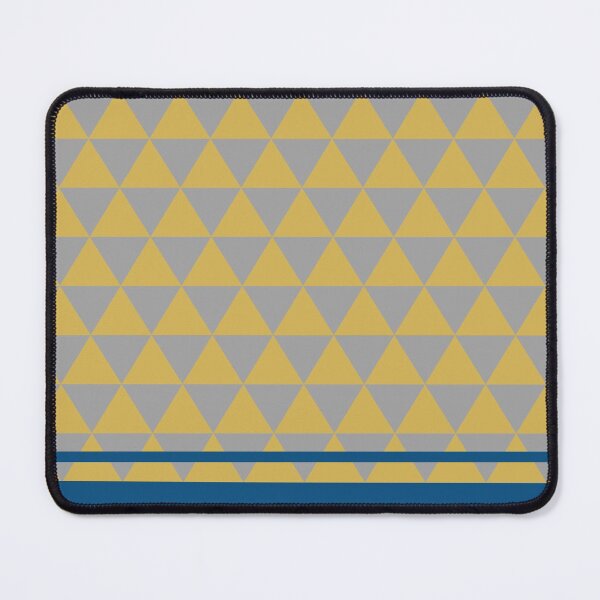 Item preview, Triangular pattern, yellow mustard and blue designed and sold by Ittele.