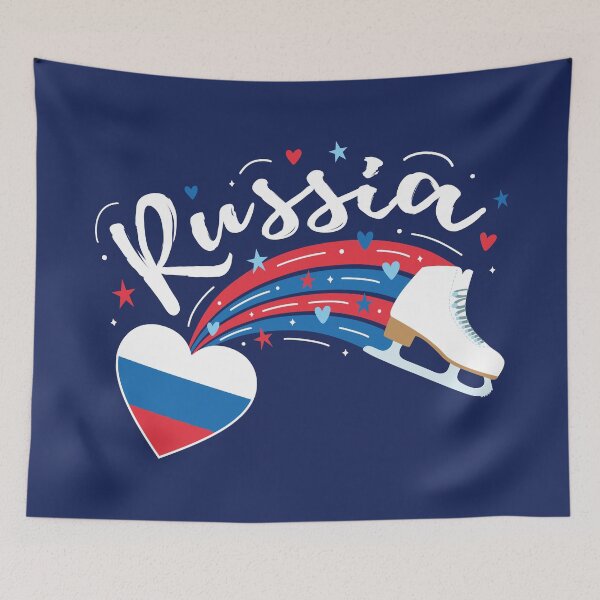 Item preview, Russian Figure Skating (dark background) designed and sold by TripleTriple.