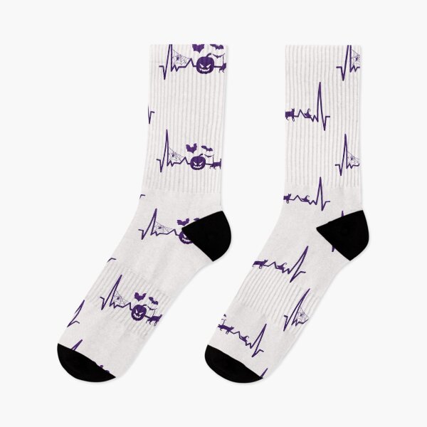 Item preview, Heart beat purple Halloween love - men/kids/ women / Halloween  designed and sold by Designs Of all kinds.