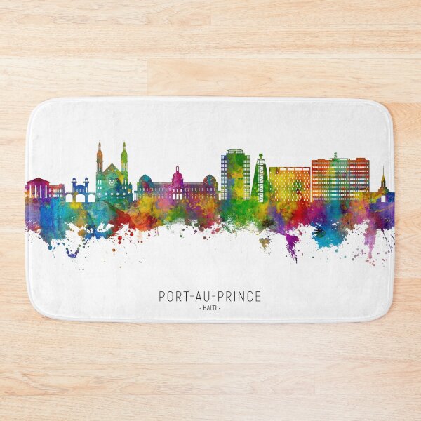 Item preview, Port-au-Prince Haiti Skyline designed and sold by ArtPrints.