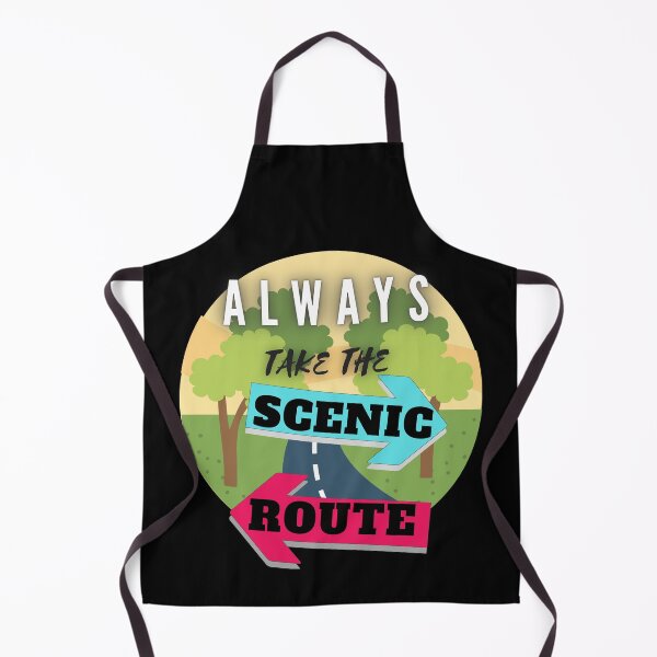 Item preview, Always take the scenic route, retro designed and sold by Coots89.