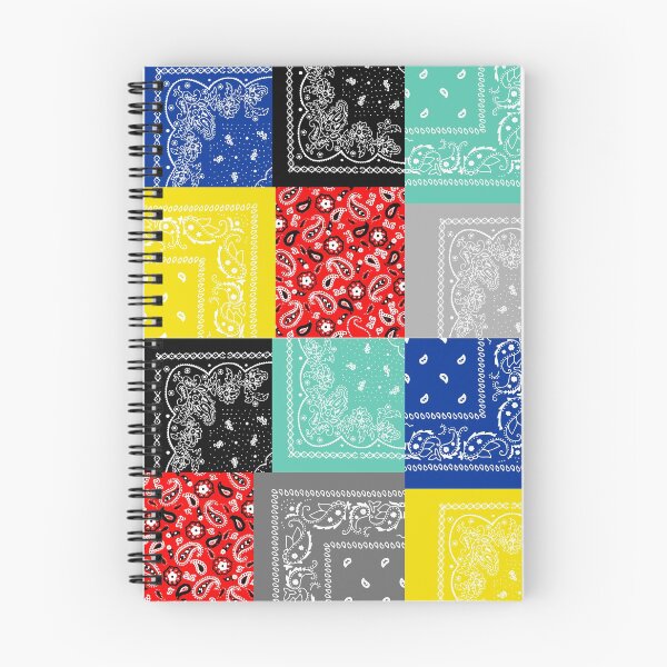 Aperçu de l'œuvre Motif patchwork bandana cachemire créée et vendue par Freewheeling.