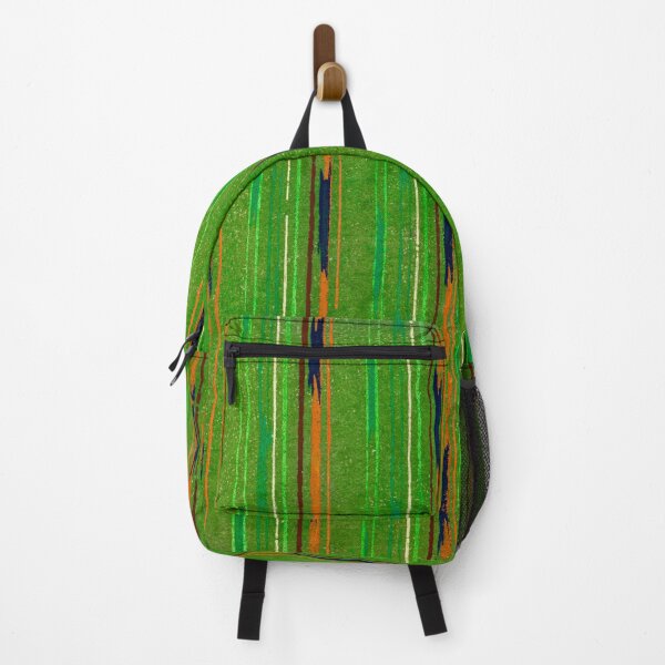 Item preview, Ancient Japanese pattern in green with stripes (Shima-Shima 1904). designed and sold by CreativeFrog.
