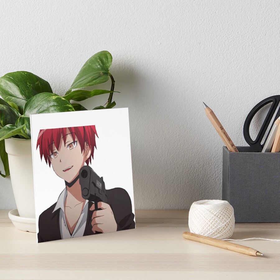 "Karma Akabane gun" Art Board Print for Sale by snailhunter66 | Redbubble
