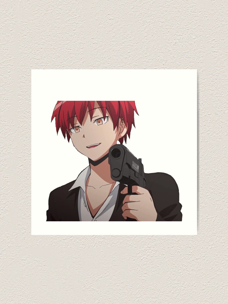 "Karma Akabane gun" Art Print for Sale by snailhunter66 | Redbubble