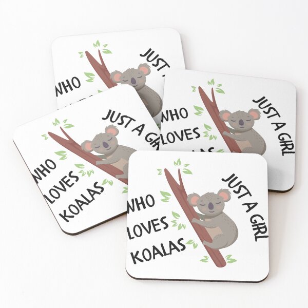 Item preview, Just A Girl Who Loves Koalas designed and sold by OneAction.