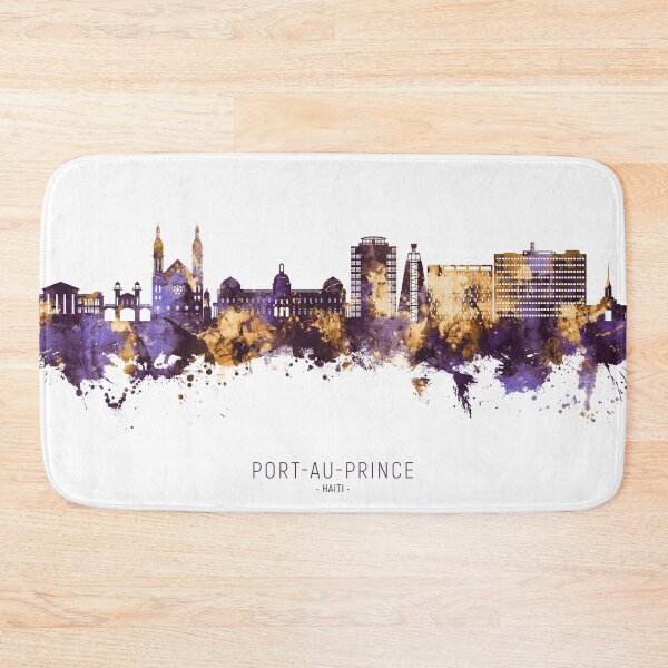 Item preview, Port-au-Prince Haiti Skyline designed and sold by ArtPrints.