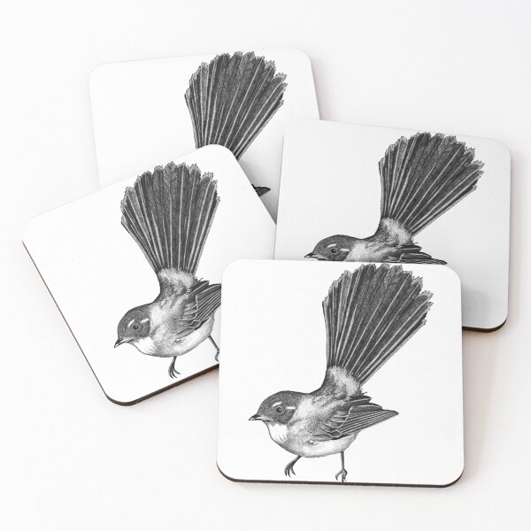 Item preview, Fan tail bird  designed and sold by Anatomical Garden.