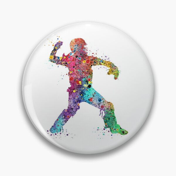 Artikelvorschau, Baseball Mädchen Catcher Softball Spieler Aquarell Silhouette entworfen und verkauft von LotusGifts.