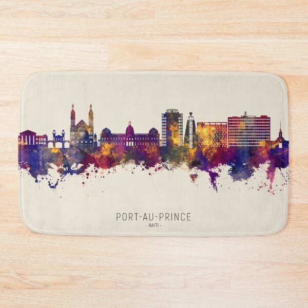 Item preview, Port-au-Prince Haiti Skyline designed and sold by ArtPrints.