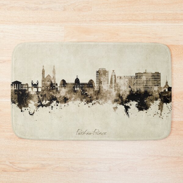 Item preview, Port-au-Prince Haiti Skyline designed and sold by ArtPrints.