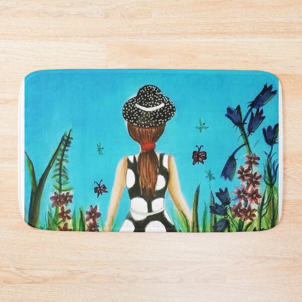Item preview, Girl in Flower Garden designed and sold by lazyart24.