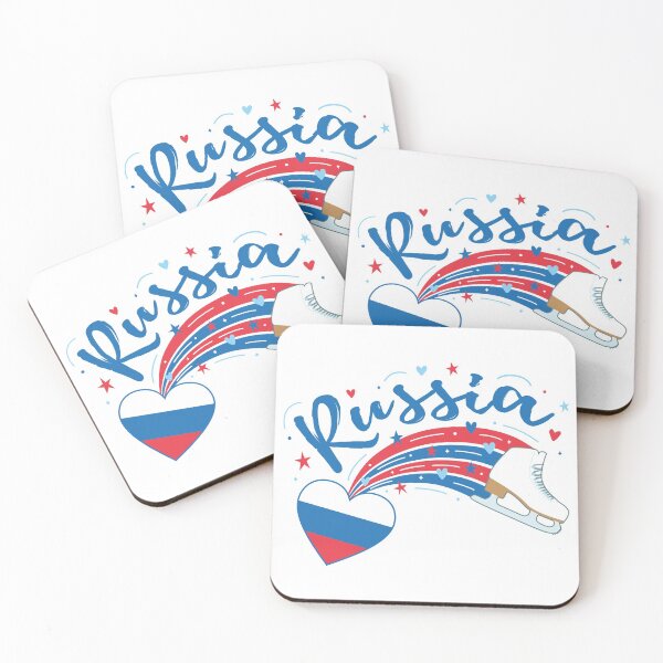 Item preview, Russian Figure Skating (white background) designed and sold by TripleTriple.
