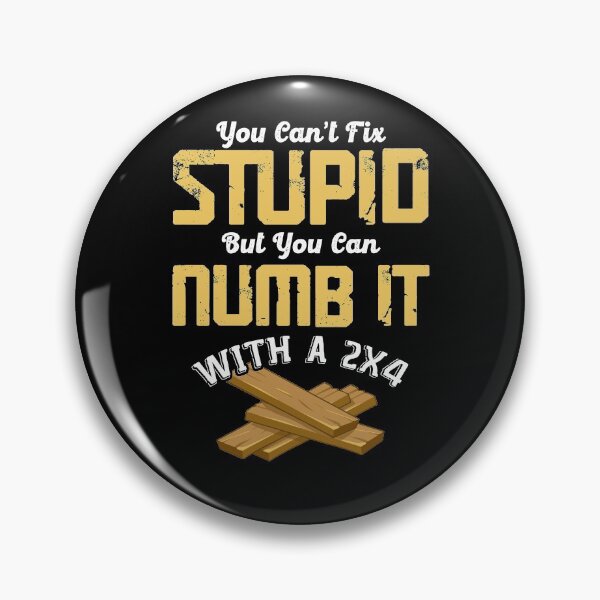 Item preview, You Can't Fix Stupid But You Can Numb It With 2x4 designed and sold by roxy7922.