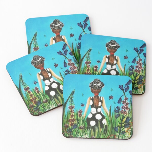 Item preview, Girl in Flower Garden designed and sold by lazyart24.