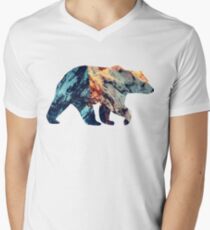 Bear Men's V-Neck T-Shirt