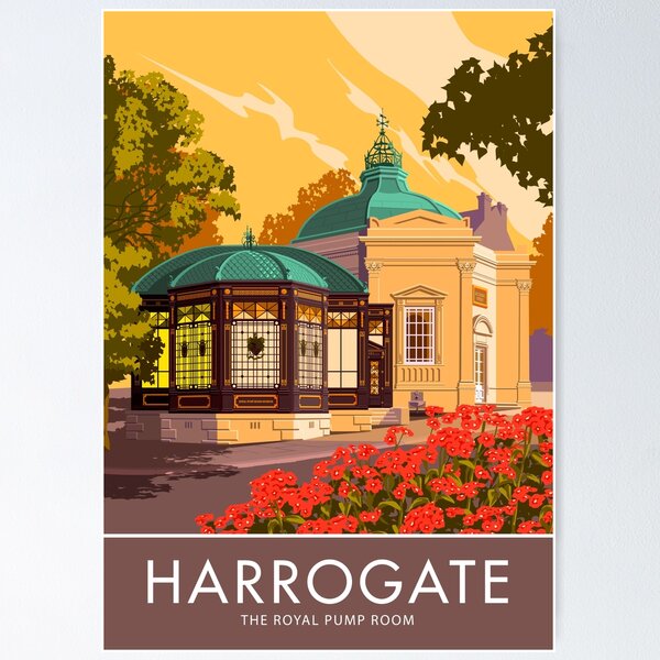 Artikel-Vorschau von Harrogate, der Königliche Pump Room, designt und verkauft von smillership.