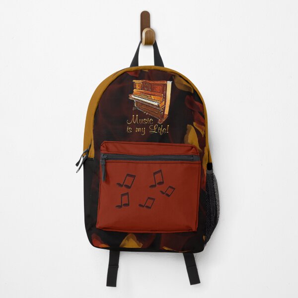 Artikelvorschau, Klavier mit Spruch MUSIC IS MY LIFE! entworfen und verkauft von Legakulie.