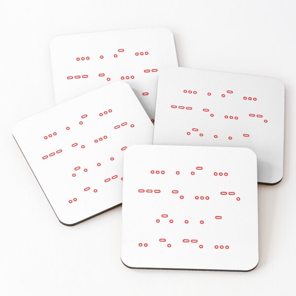 Item preview, Seasons Greetings morse code designed and sold by bravoalpha.