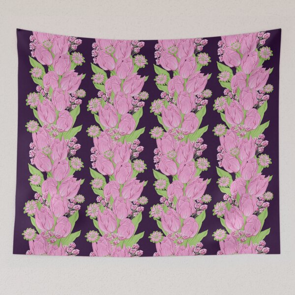 Item preview, Tulips pattern designed and sold by cutecrazytshirt.