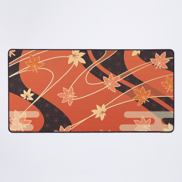 Kaedehara Kazuha Maple Pattern Desk Mat