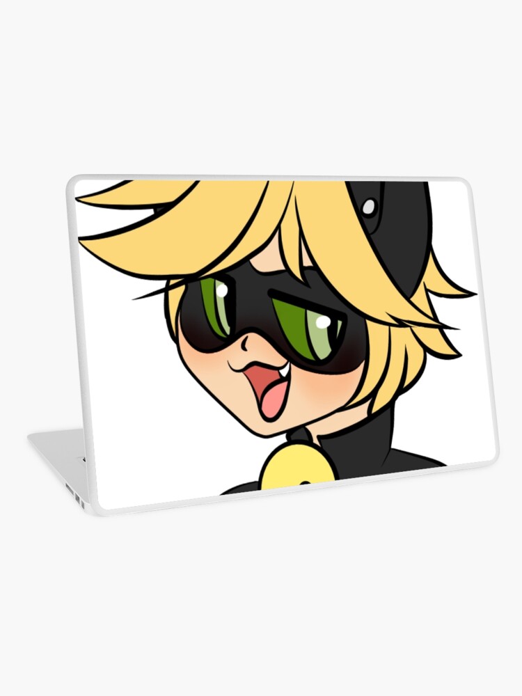 Chat Noir Laptop Skin By Freeze Pop Redbubble