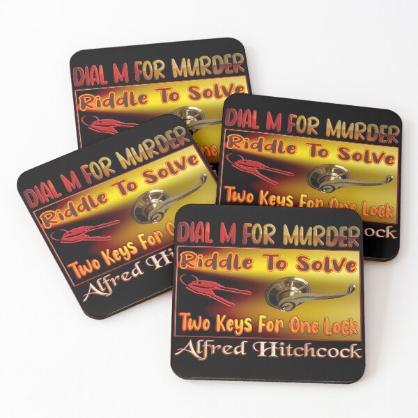 Item preview, DIAL M FOR MURDER - RIDDLE TO SOLVE -  TWO KEYS FOR ONE LOCK - ALFRED HITCHCOCK  designed and sold by Ralek.