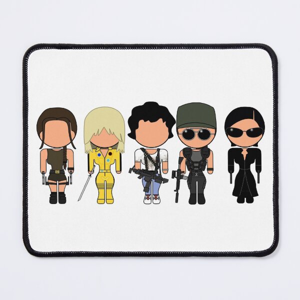 Item preview, Bad@ss Movie Girls - "Vector-Eds" designed and sold by TwistedKoala.