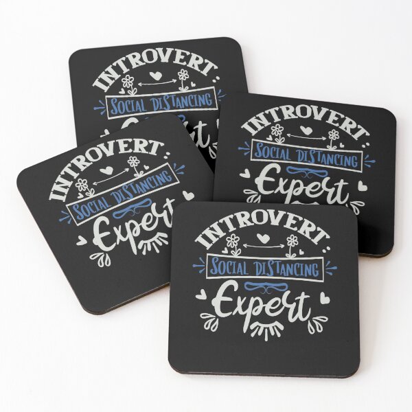 Item preview, Introvert Social Distancing Expert designed and sold by FOX1999-Design.