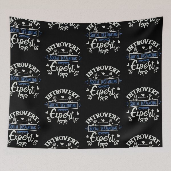 Item preview, Introvert Social Distancing Expert designed and sold by FOX1999-Design.