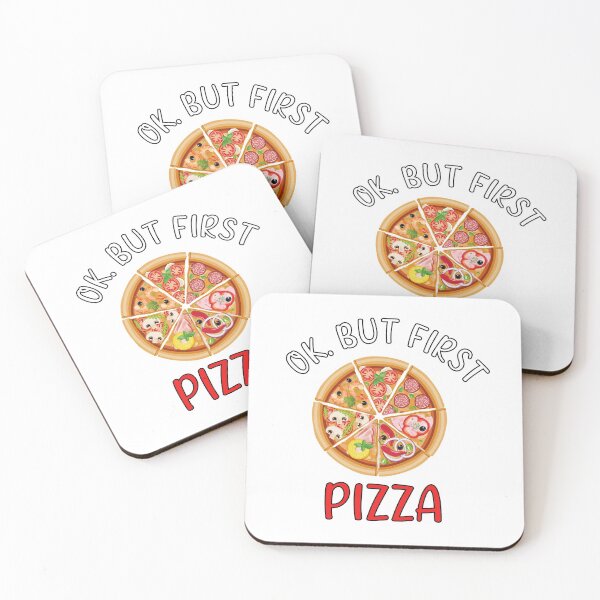Item preview, Ok but pizza first designed and sold by Catsloversdotme.