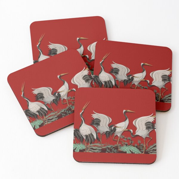 Item preview, Crane bird / Red designed and sold by Hand-drawn.