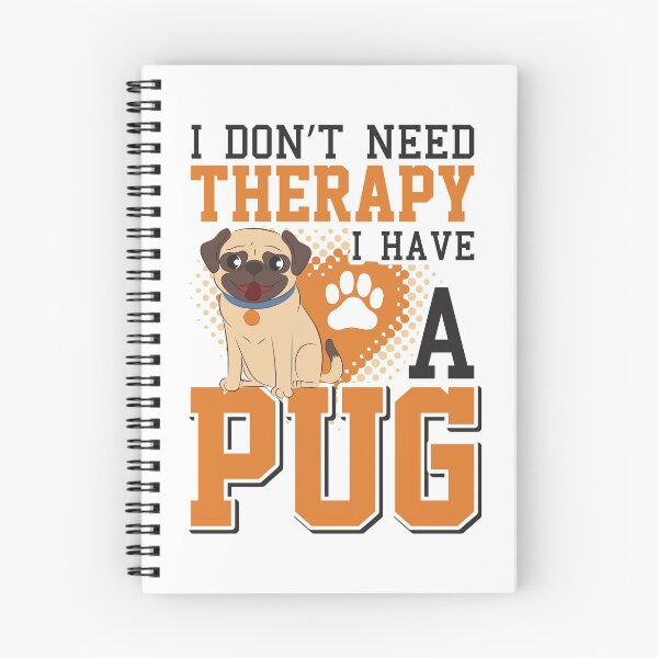 Item preview, I DON'T NEED THERAPY I HAVE A PUG COLLECTION designed and sold by JRM Tees & More Store.