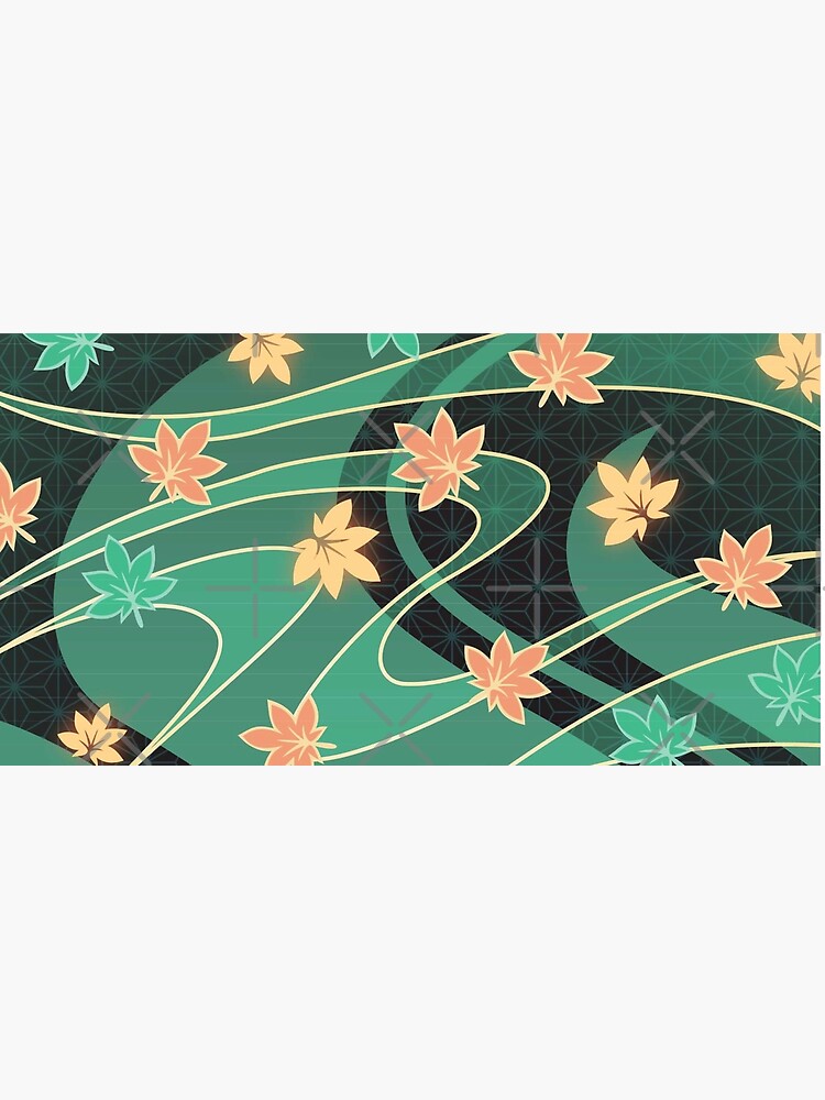 Kazuha Anemo Maple Pattern by kkkohi
