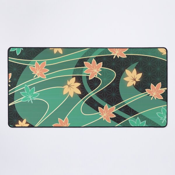 Kazuha Anemo Maple Pattern Desk Mat