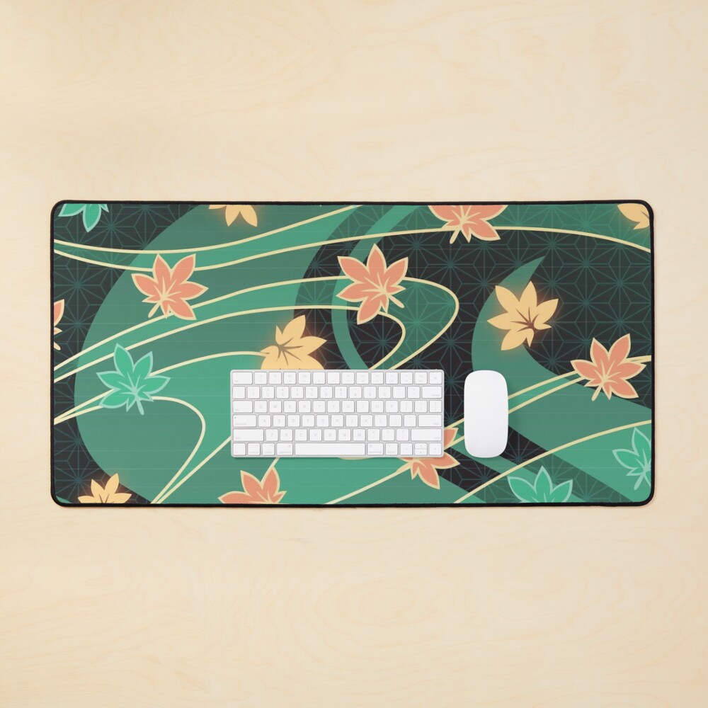 Kazuha Anemo Maple Pattern Mouse Pad