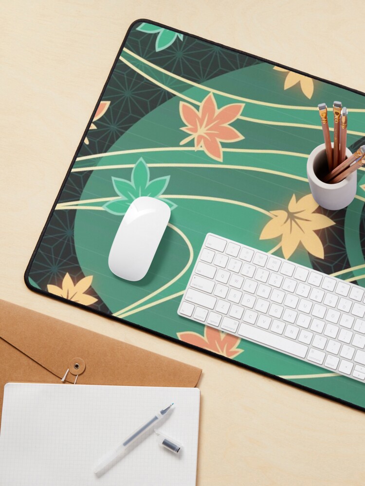 Alternate view of Kazuha Anemo Maple Pattern Mouse Pad