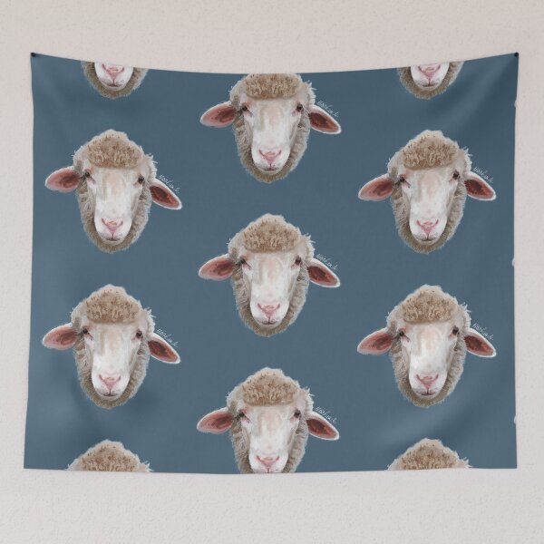 Item preview, Soft Merino Sheep Woolly Face designed and sold by Wieskunde.