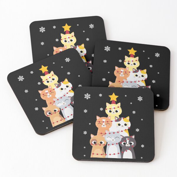 Item preview, Cats Christmas Tree - Christmas Kittens Ugly Christmas designed and sold by Lenny Stahl.